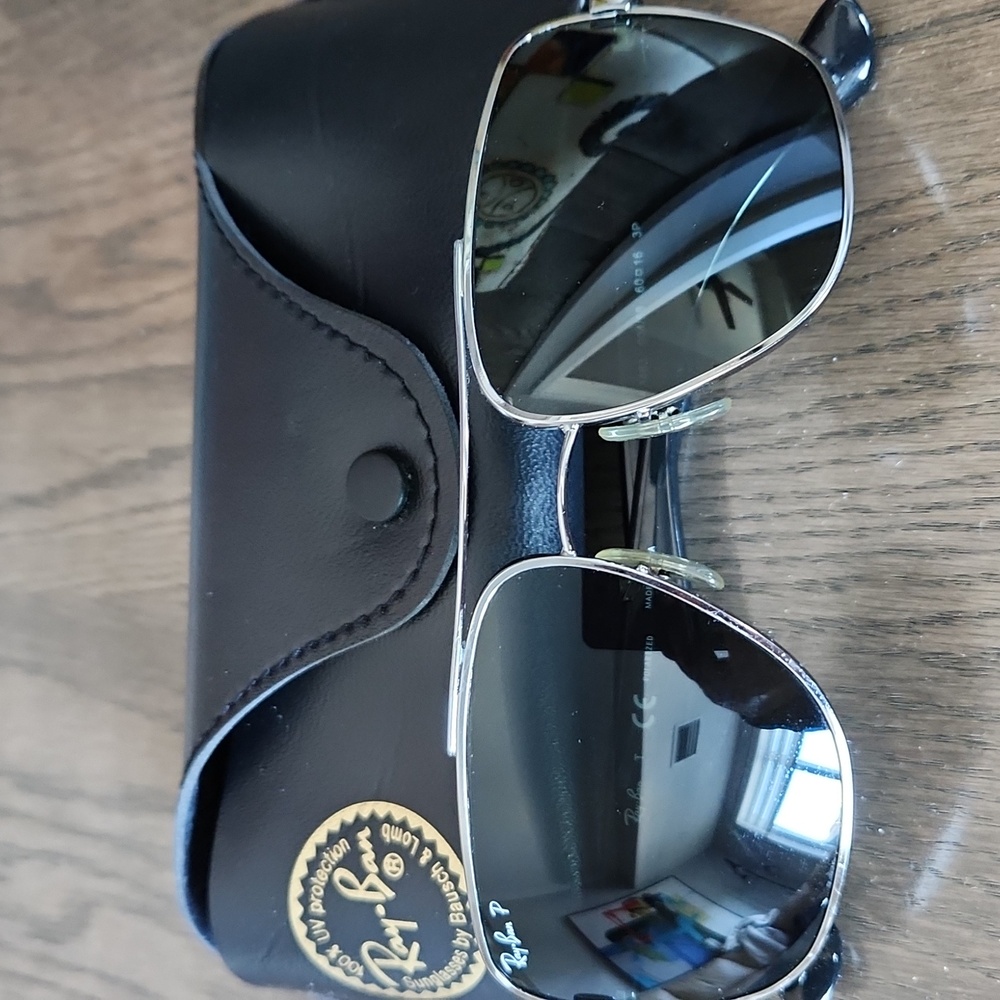RAY-BAN Silver Navigator Sunglasses